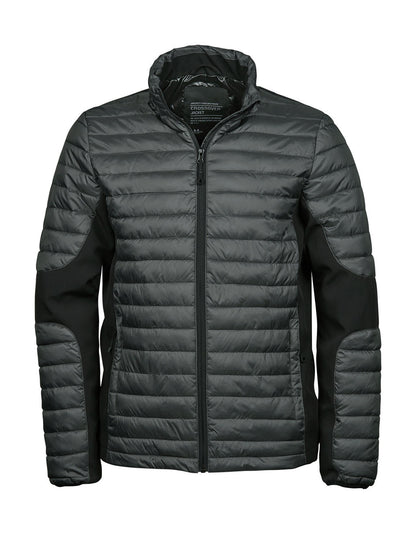 Tee Jays Crossover Herren Winterjacke, Steppjacke, Funktionsjacke, Windjacke