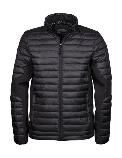 Tee Jays Crossover Herren Winterjacke, Steppjacke, Funktionsjacke, Windjacke