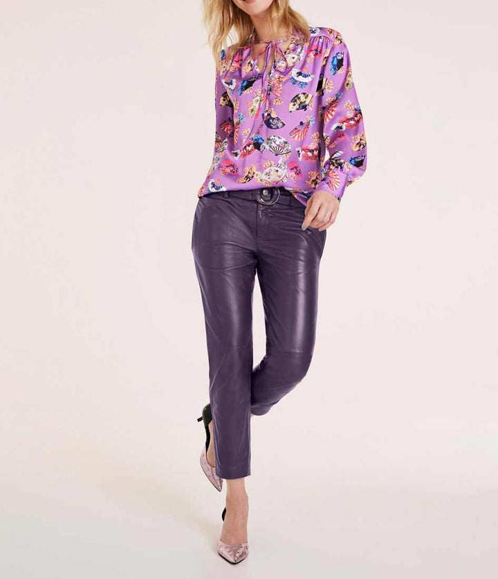 Heine Damen Satinbluse, bunt