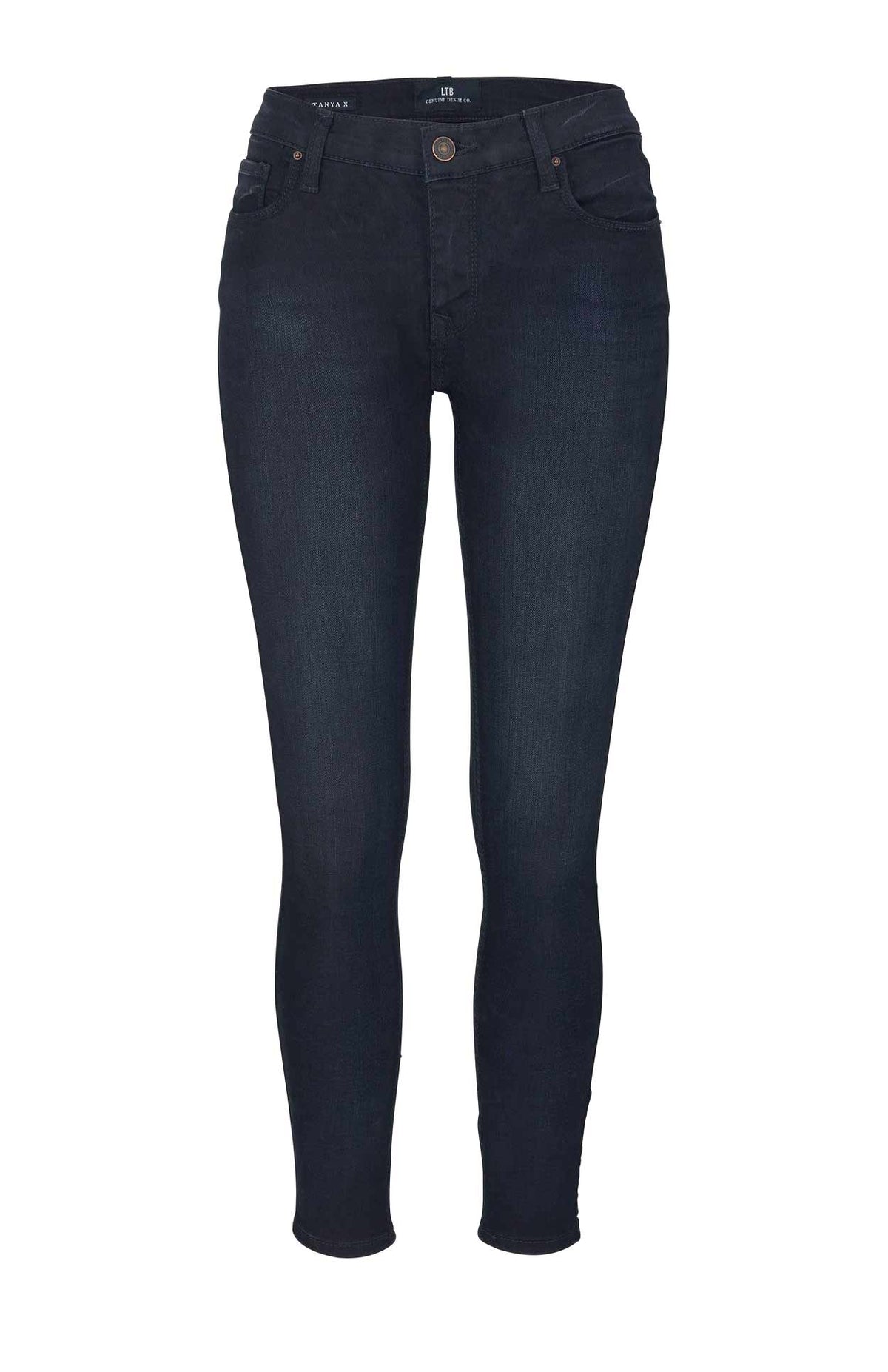 LTB Damen Marken-Superskinny-Jeans TANJA X", dunkelblau"