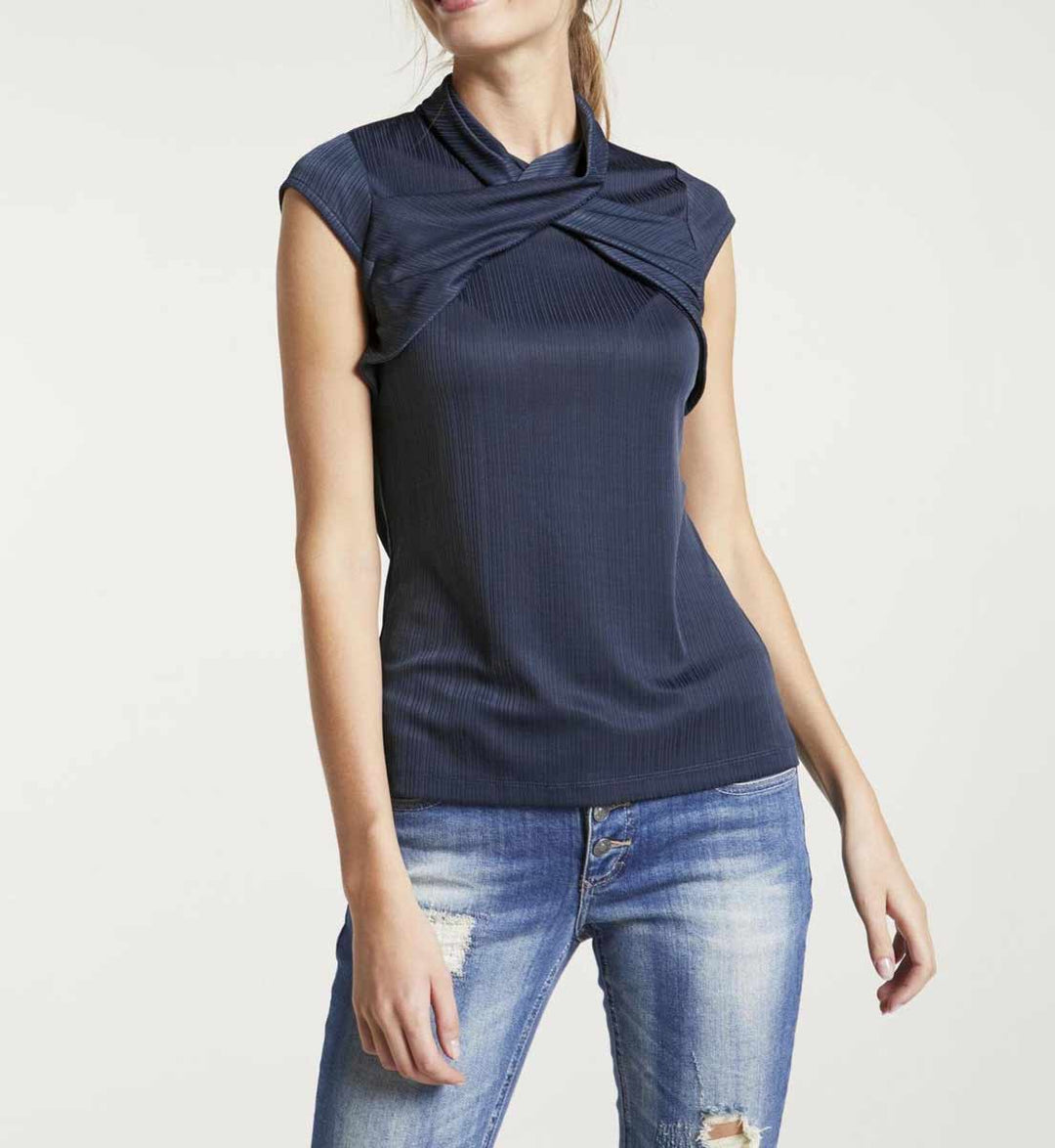 Heine Damen Shirt, nachtblau