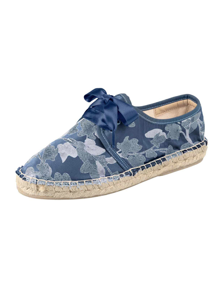 Heine Damen Jacquard-Schnürer, blau