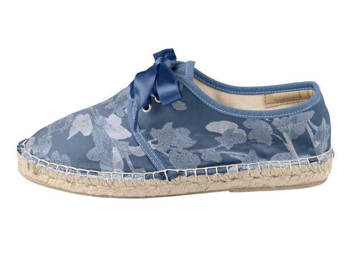 Heine Damen Jacquard-Schnürer, blau