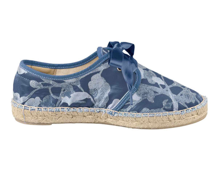 Heine Damen Jacquard-Schnürer, blau