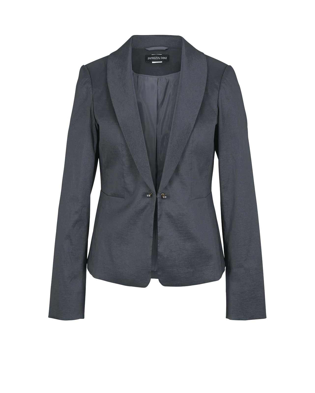 PATRIZIA DINI Damen Designer-Blazer mit Perlen, graphit