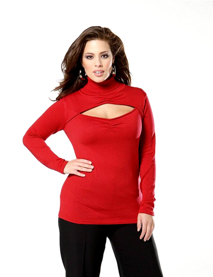 Buffalo Damen Marken-Dekolletépullover, rot