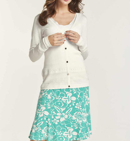 HEINE Damen Strick-Twinset, offwhite
