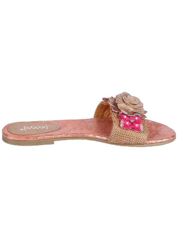 Xyxyx Damen Marken-Pantolette, rosé-taupe