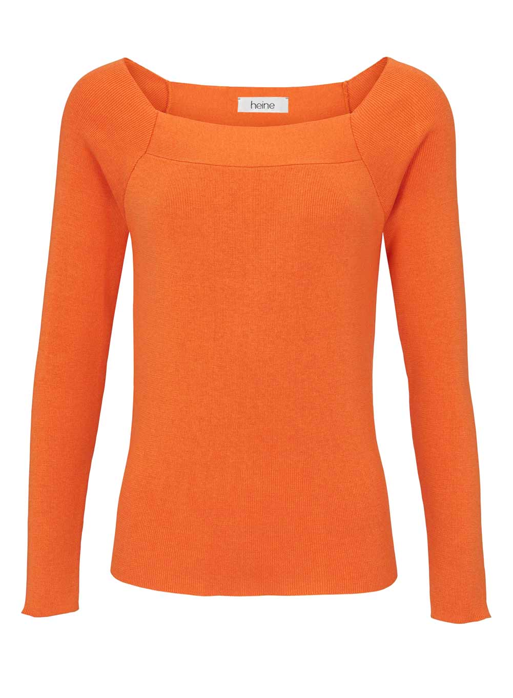 Heine Damen Feinstrickpullover, orange