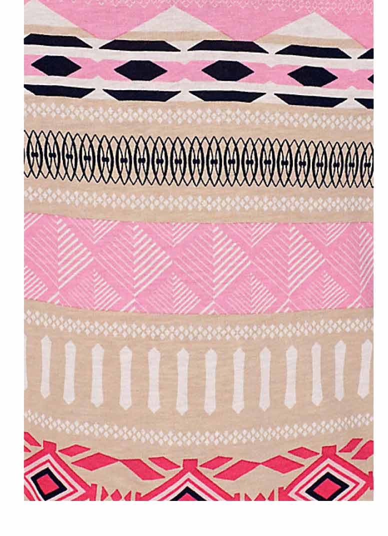 Ajc Damen Top-2er-Set, bunt-weiß