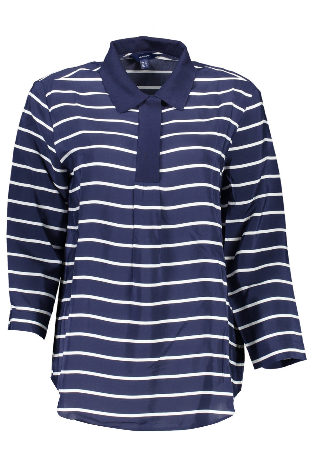 GANT Damen Polohemd Shirt Oberteil mit Kragen und 3/4 Ärmeln