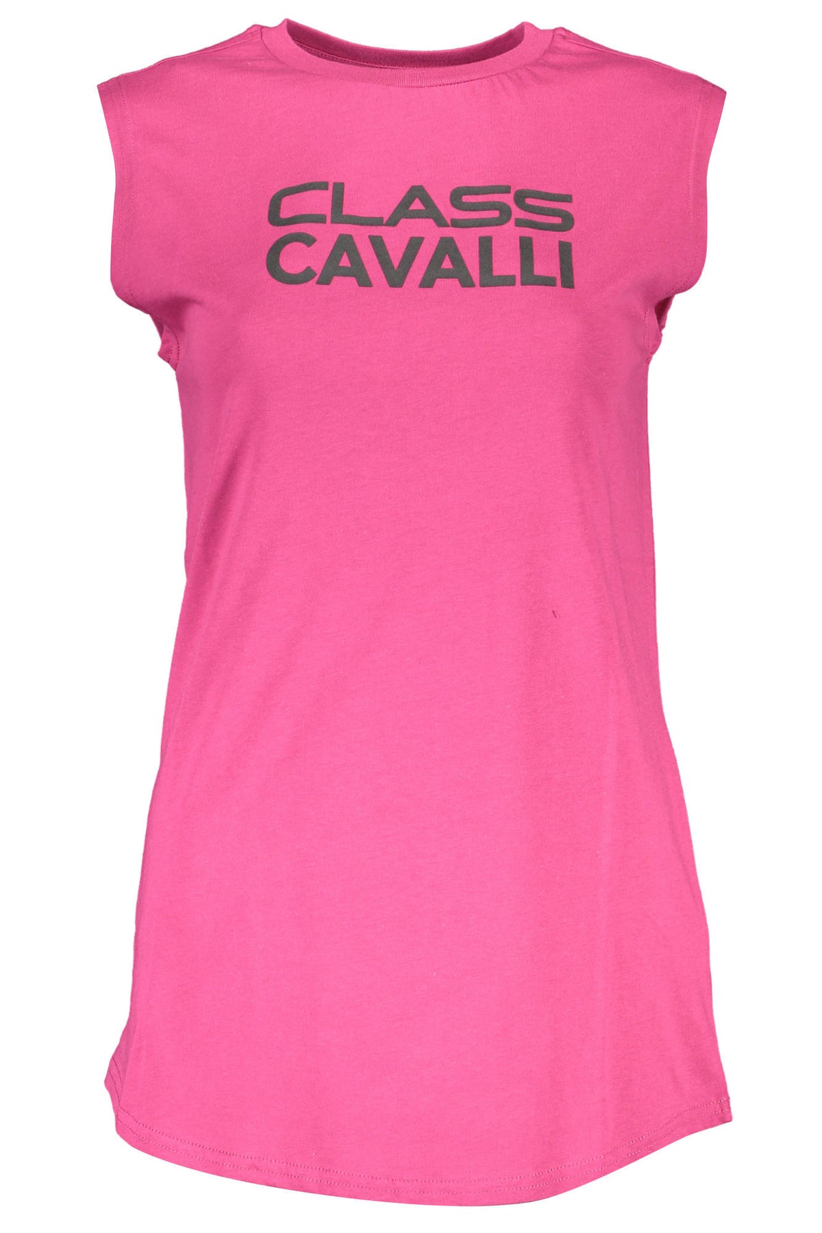 CAVALLI CLASS Damen Top T-Shirts Shirt Oberteil mit Rundhalsausschnitt, ärmellos