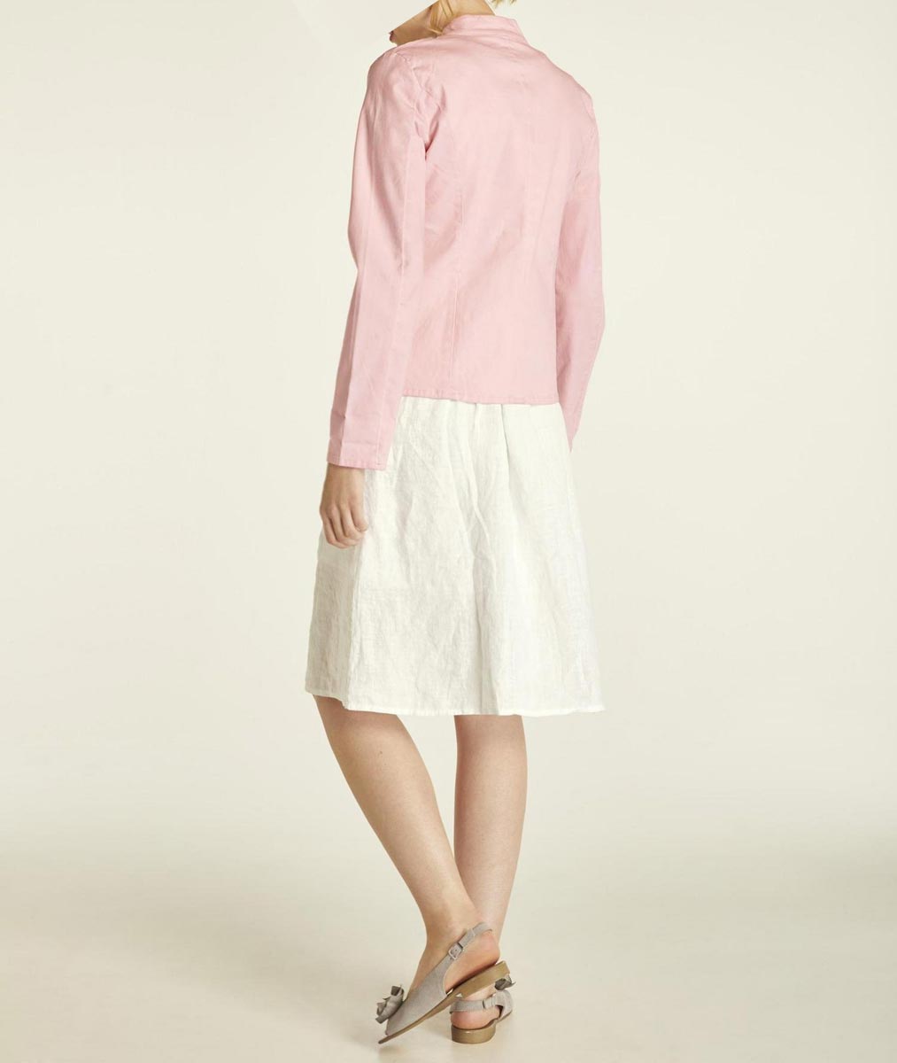 Heine Damen Jacke mit Stickerei, rosa-bunt