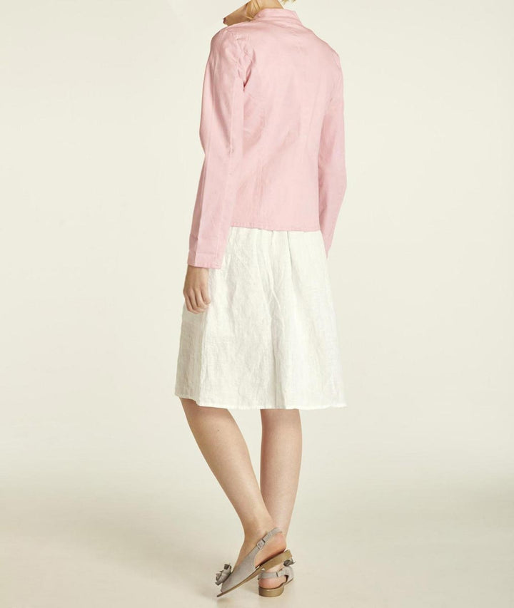 Heine Damen Jacke mit Stickerei, rosa-bunt