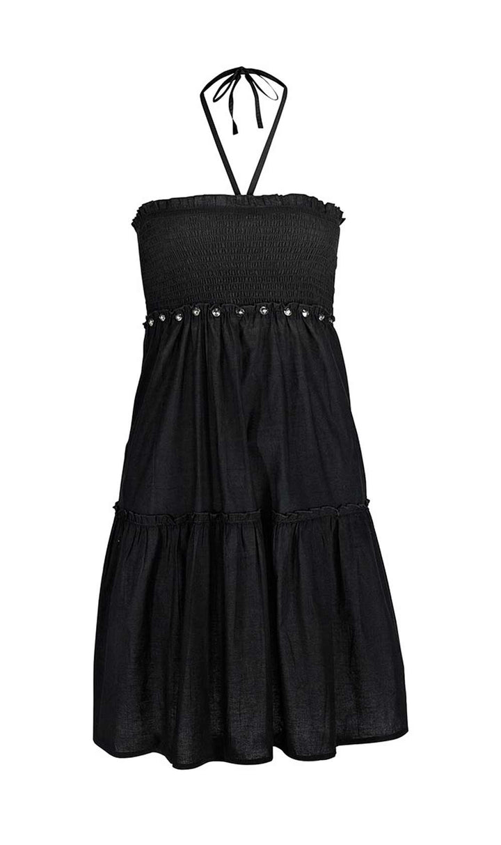 Beach Time Damen Strandkleid, schwarz
