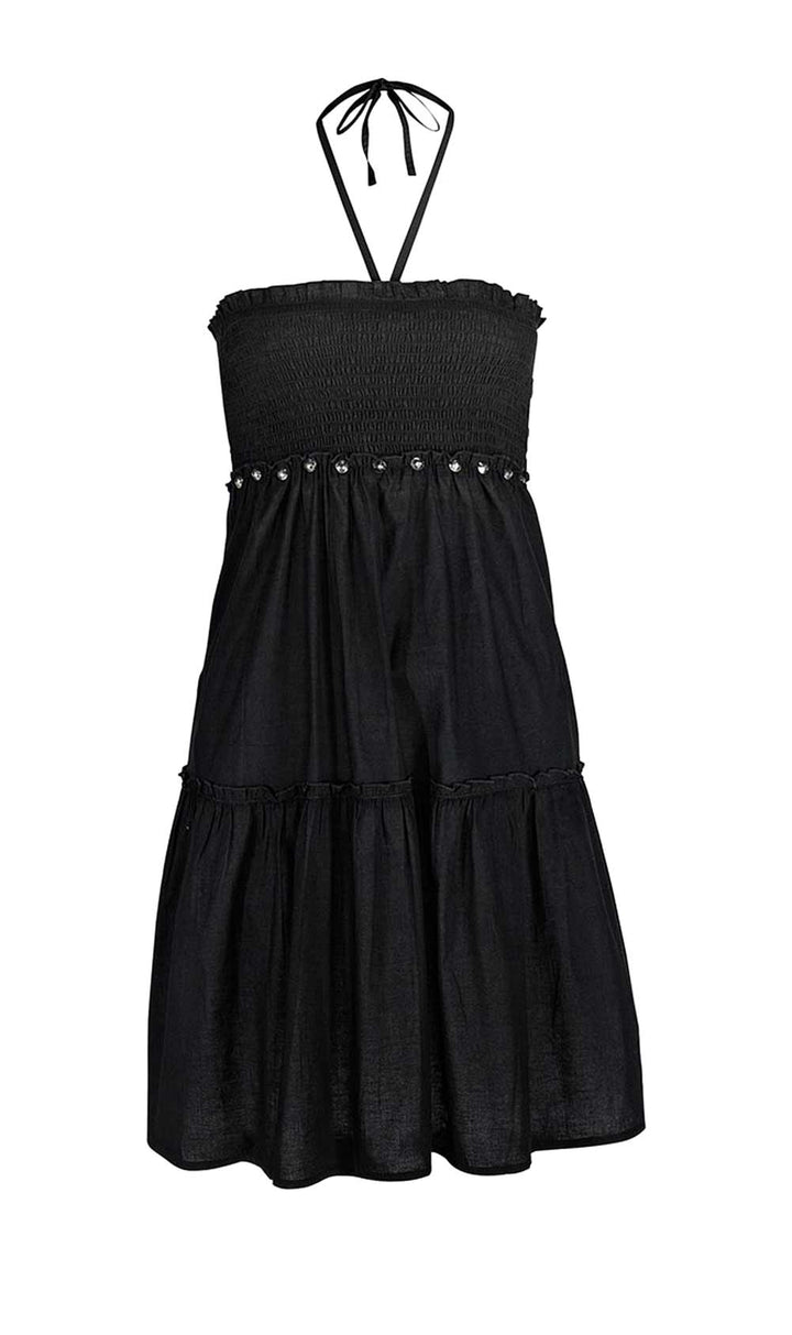Beach Time Damen Strandkleid, schwarz