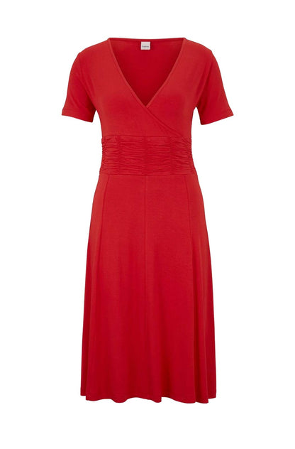 HEINE Damen Jerseykleid, rot