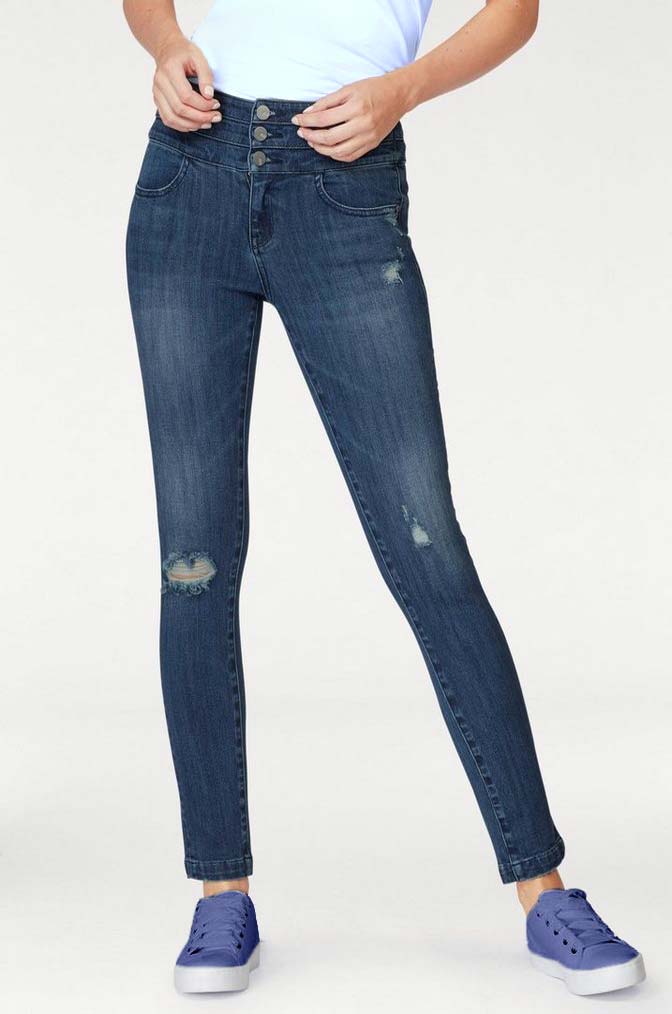 MISS SIXTY Damen Marken-Jeans BLUE ATTACK", dark blue"