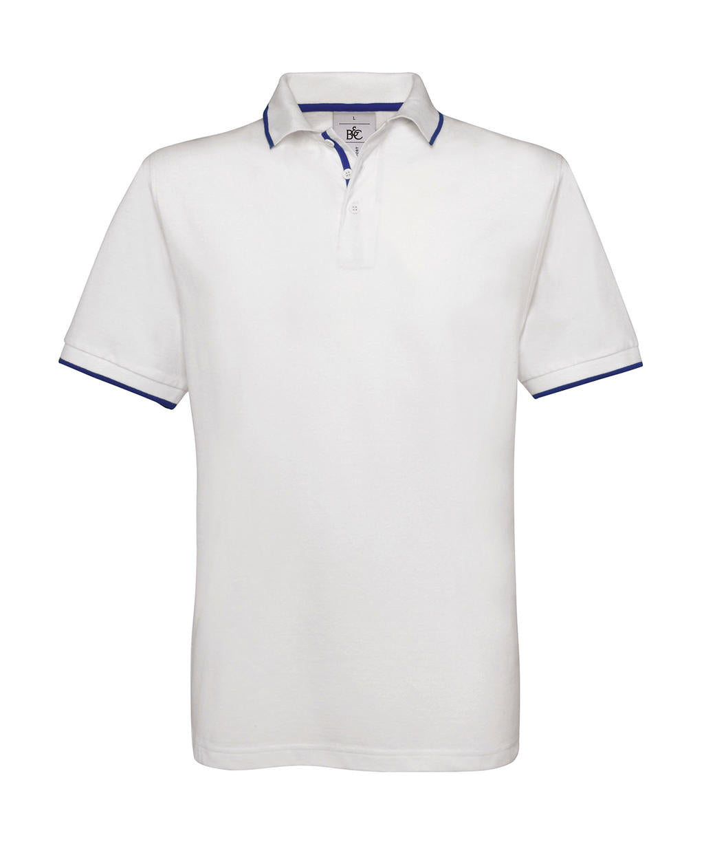 B&C Herren Poloshirt kurzarm Polo Shirt Polohemd T-Shirt Kontrast