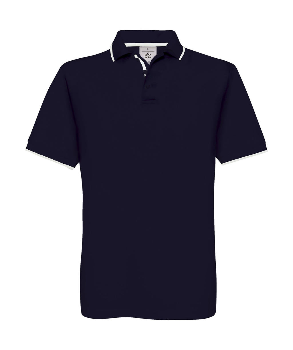 B&C Herren Poloshirt kurzarm Polo Shirt Polohemd T-Shirt Kontrast