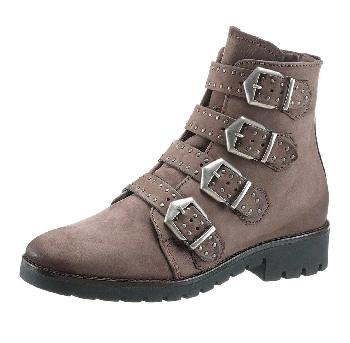 I´m Walking Damen Stiefelette mit Schnallen, taupe