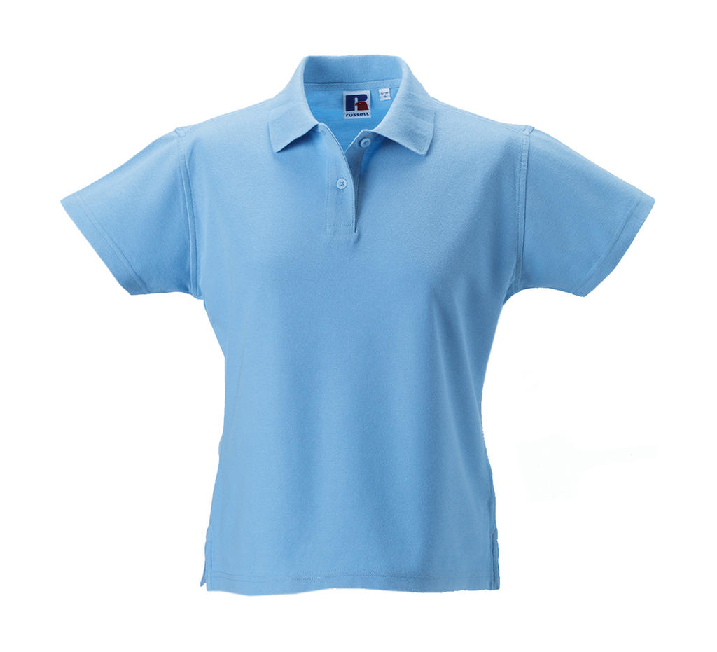 Russel Damen Polo Shirt Kragen Basic Poloshirt T-Shirt T Shirt