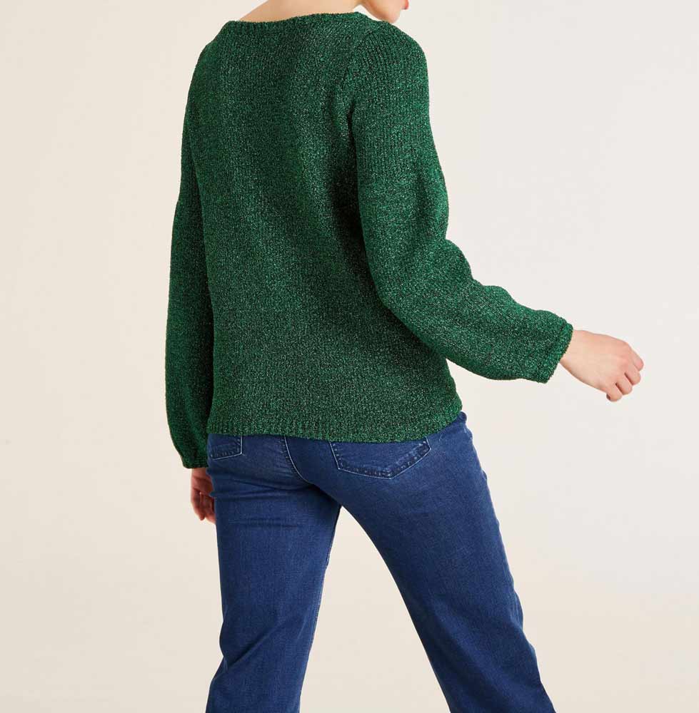 Rick Cardona Damen Designer-Pullover, grün