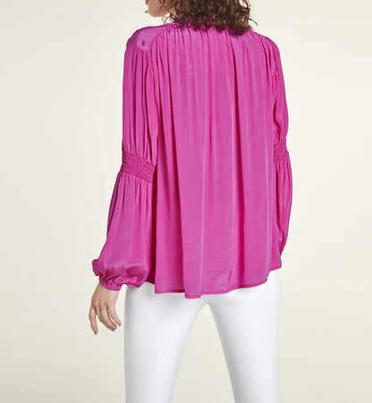 Heine Damen Bluse mit Perlen-Stickerei, erica