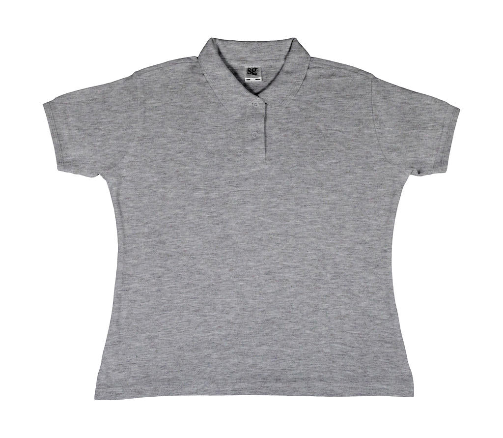 SG Damen Polo Shirt Basic T-Shirt T Shirt Poloshirt kurzarm Kragen