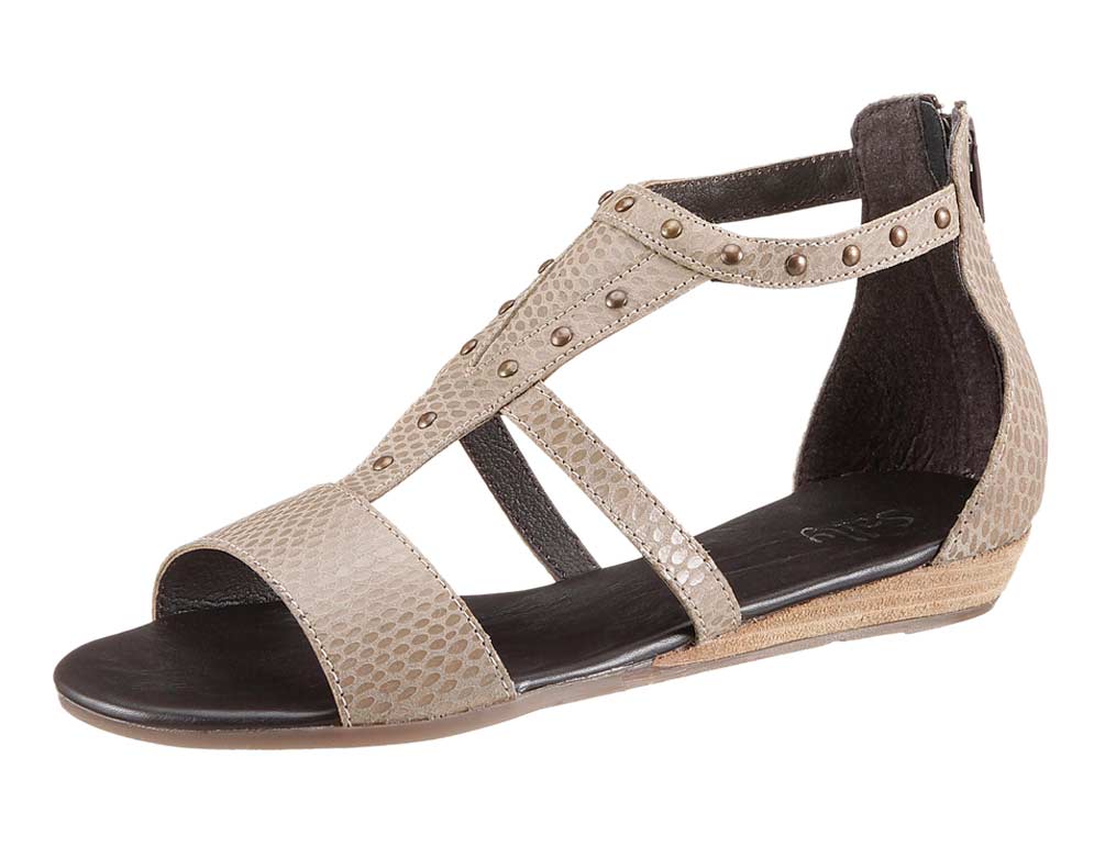 Arizona Damen Marken-Sandalette, taupe