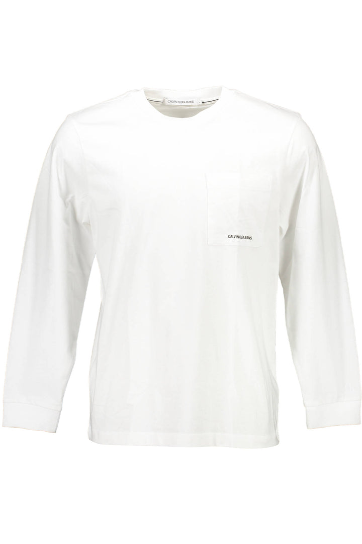CALVIN KLEIN Herren T-Shirt Shirt Sweatshirt Oberteil mit Rundhalsausschnitt, langärmlig