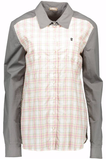 John Galliano Damen Hemd Bluse Freizeithemd Businesshemd, langarm