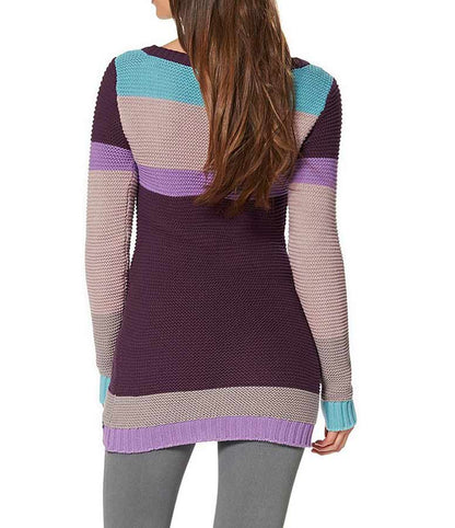 Flashlights Damen Pullover, violett-bunt