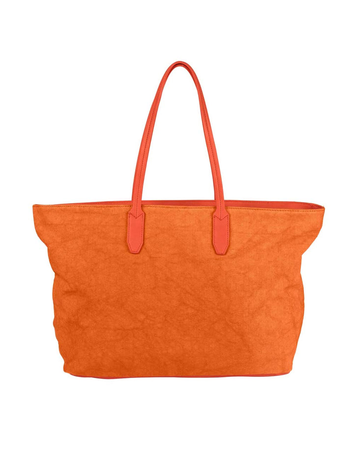 Heine Damen Shopper mit Pailletten, orange