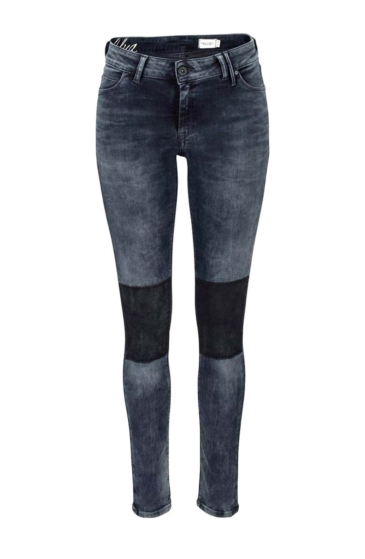 Marc O´Polo Damen Marken-Jeanshose, dunkelblau
