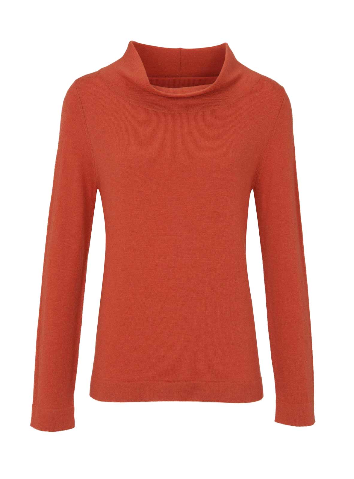 Ashley Brooke Damen Designer-Pullover, orange