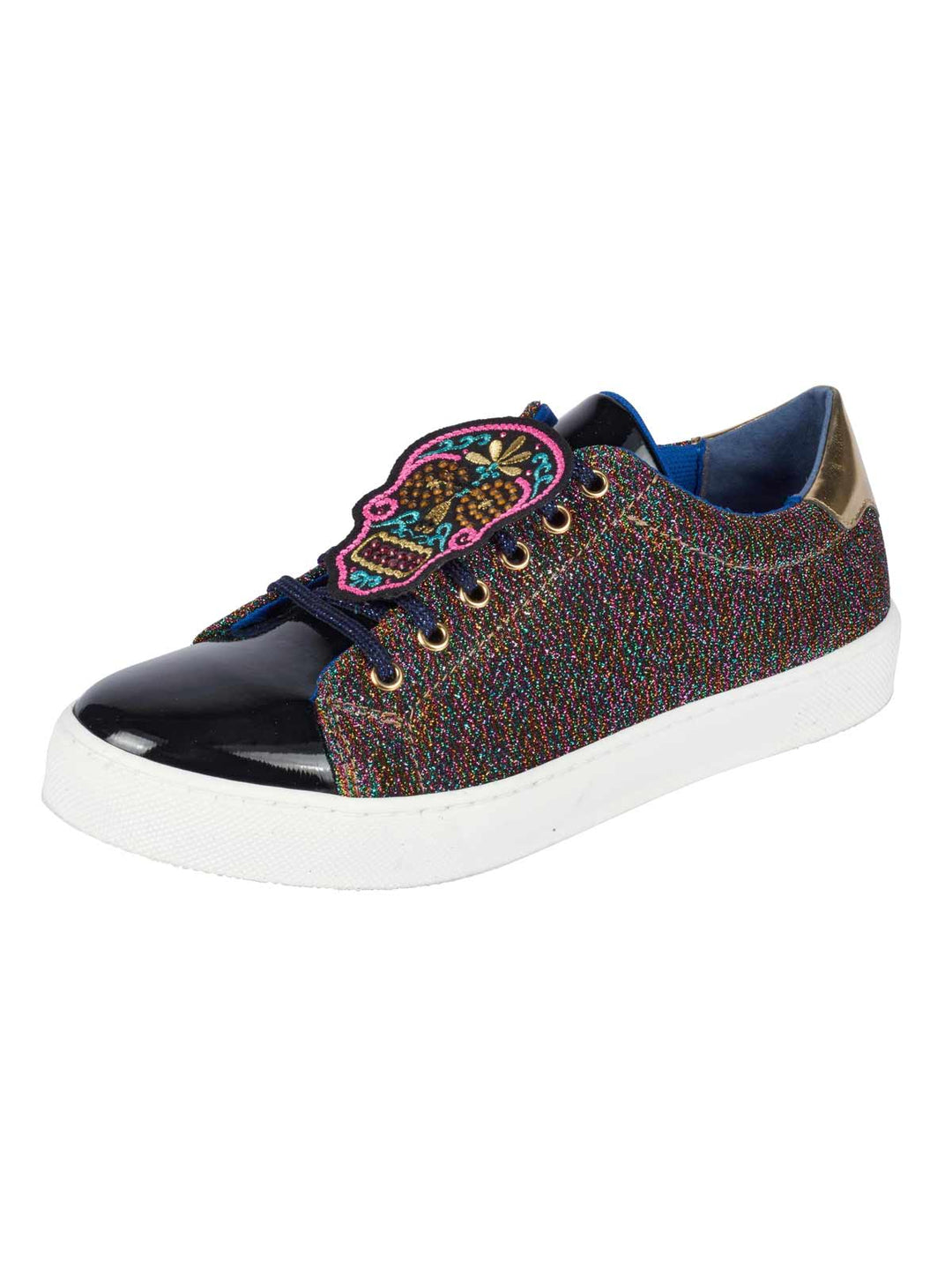 Heine Damen Sneaker, bunt-metallic