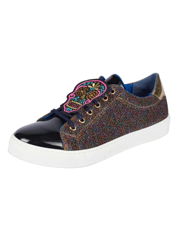 Heine Damen Sneaker, bunt-metallic