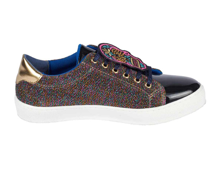 Heine Damen Sneaker, bunt-metallic