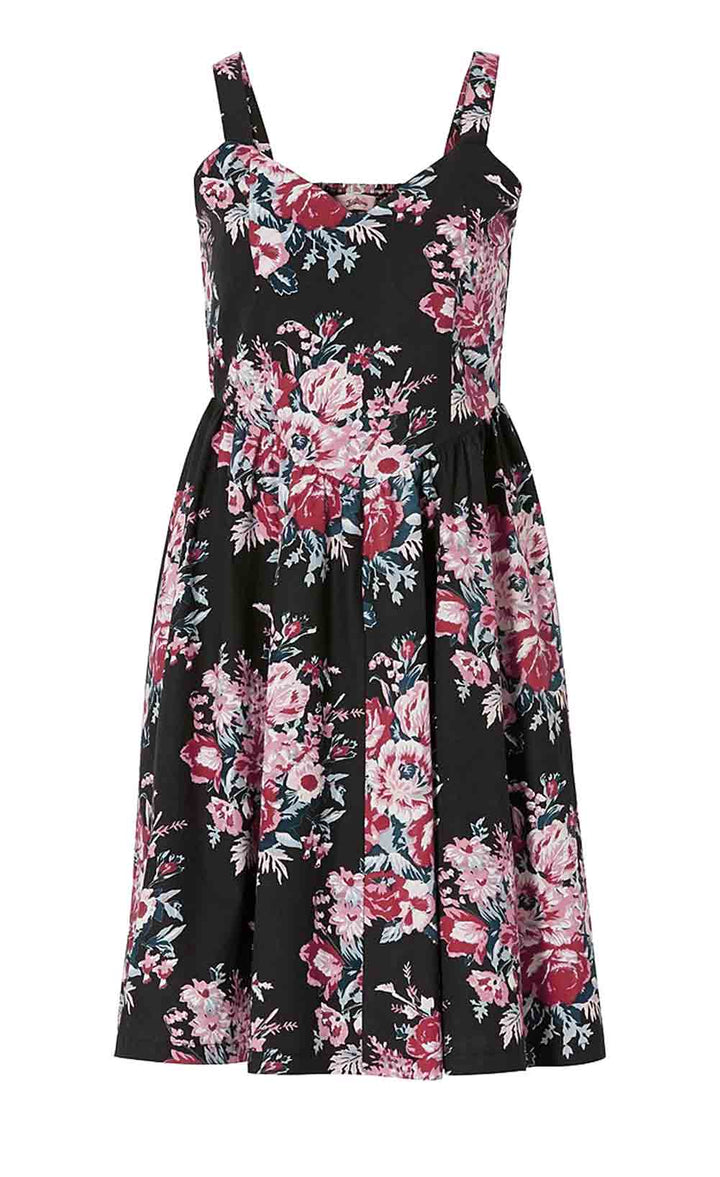 Joe Browns Damen Marken-Kleid, schwarz-pink