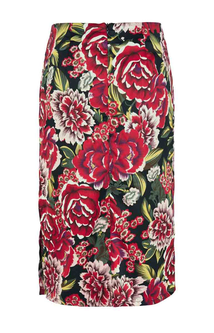 Aniston Damen Satinrock, bunt