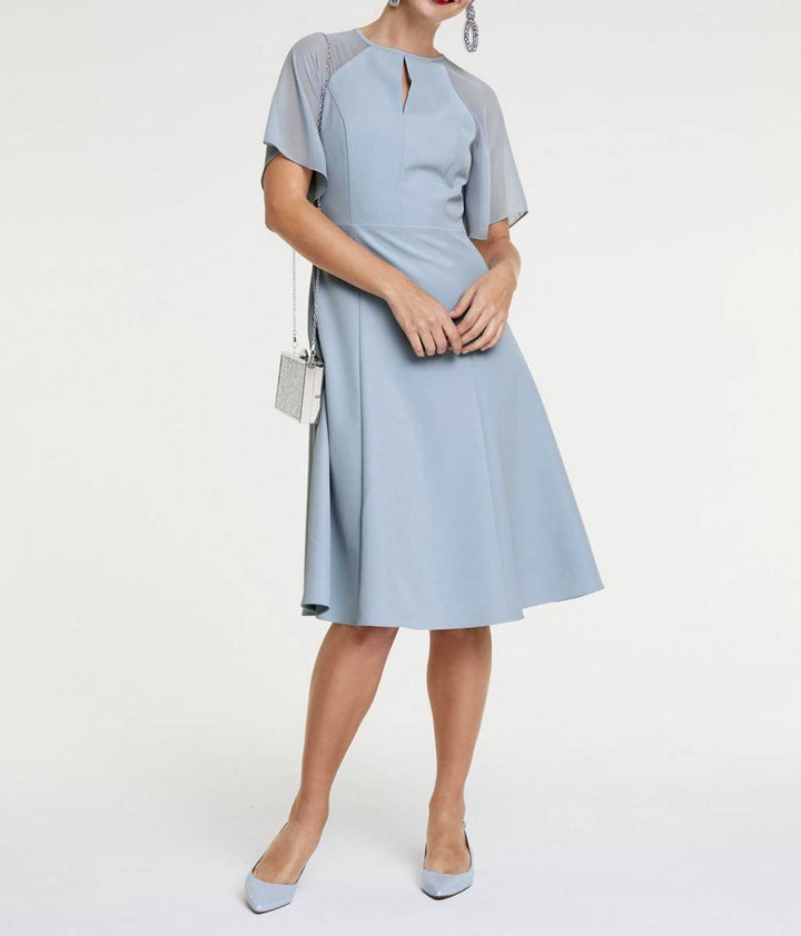 HEINE Damen Kleid, hellblau
