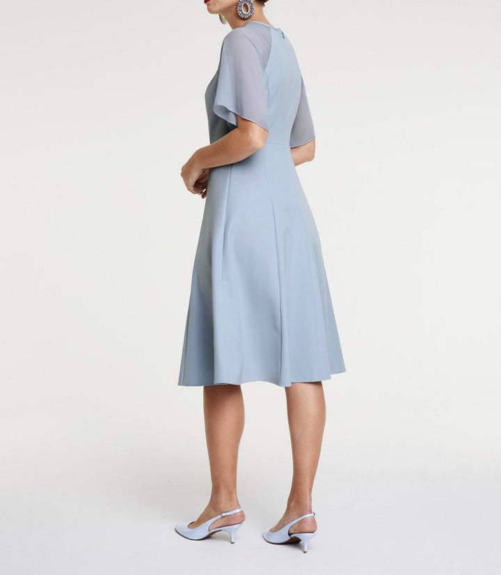 HEINE Damen Kleid, hellblau