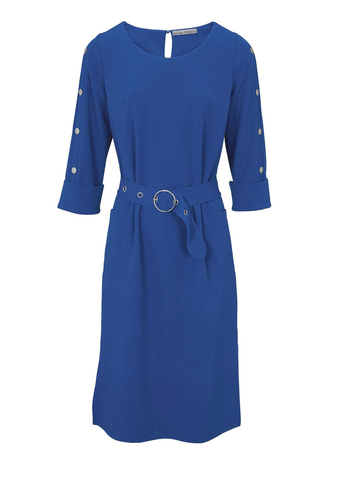 Ashley Brooke Damen Designer-Kleid, azurblau