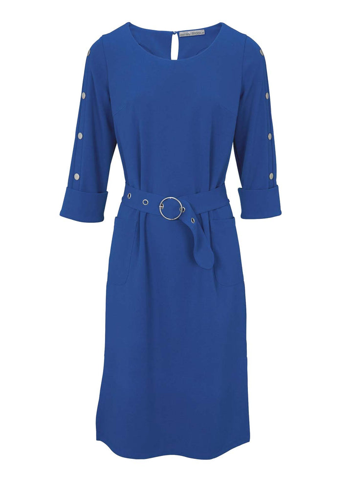 Ashley Brooke Damen Designer-Kleid, azurblau