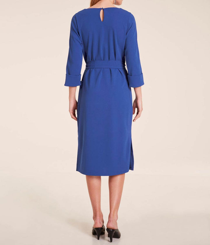 Ashley Brooke Damen Designer-Kleid, azurblau