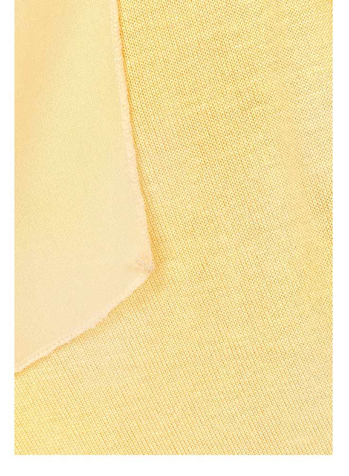 Laura Scott Damen Cardigan mit Chiffon, gelb