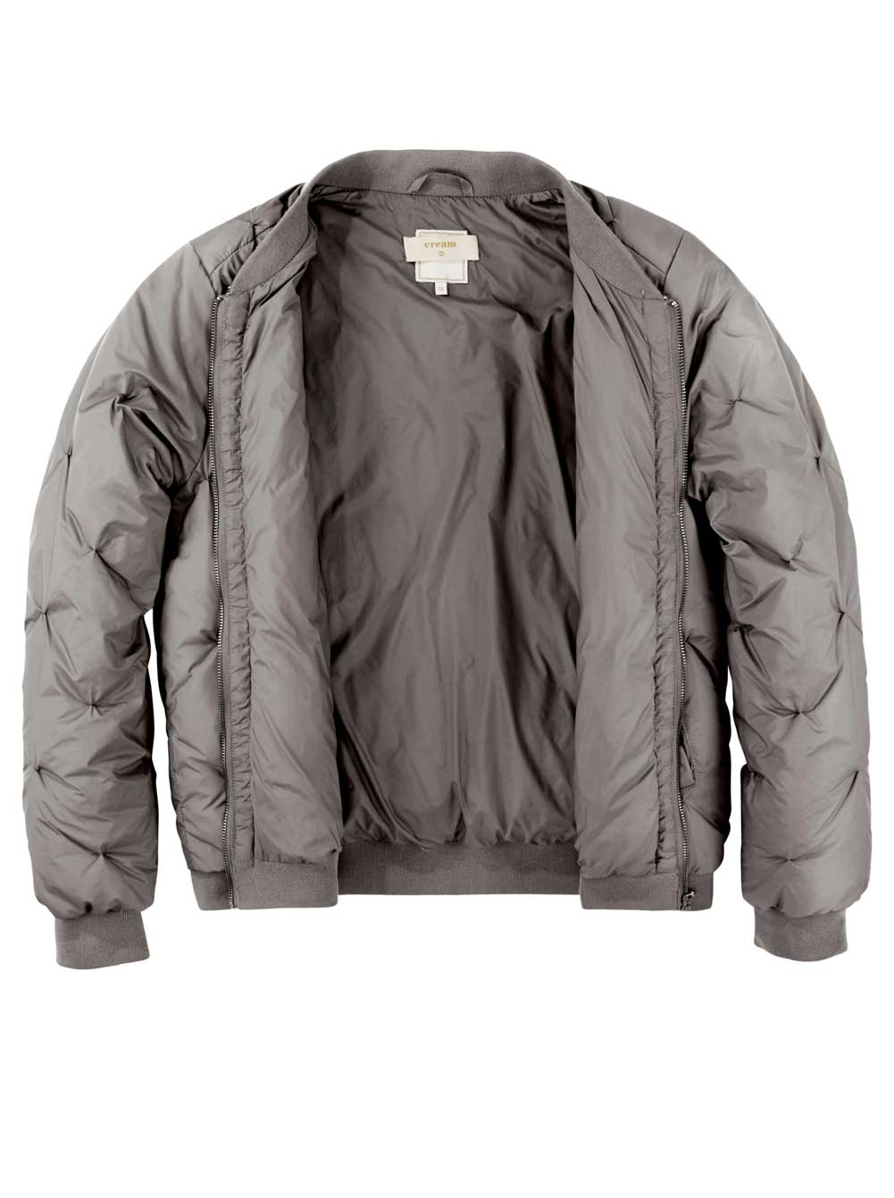 Cream Damen Marken-Sommerdaunen-Bomberjacke, taupe