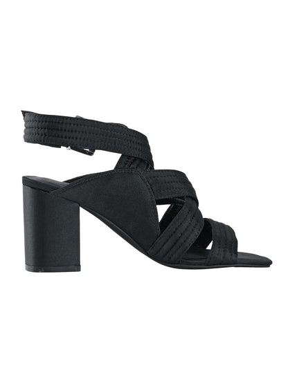 Heine Damen Sandalette, schwarz