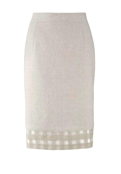 HEINE Damen Damen-Leinenkostüm, beige